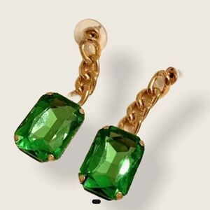 Brand New Candy Gem Chain Drop Earrings